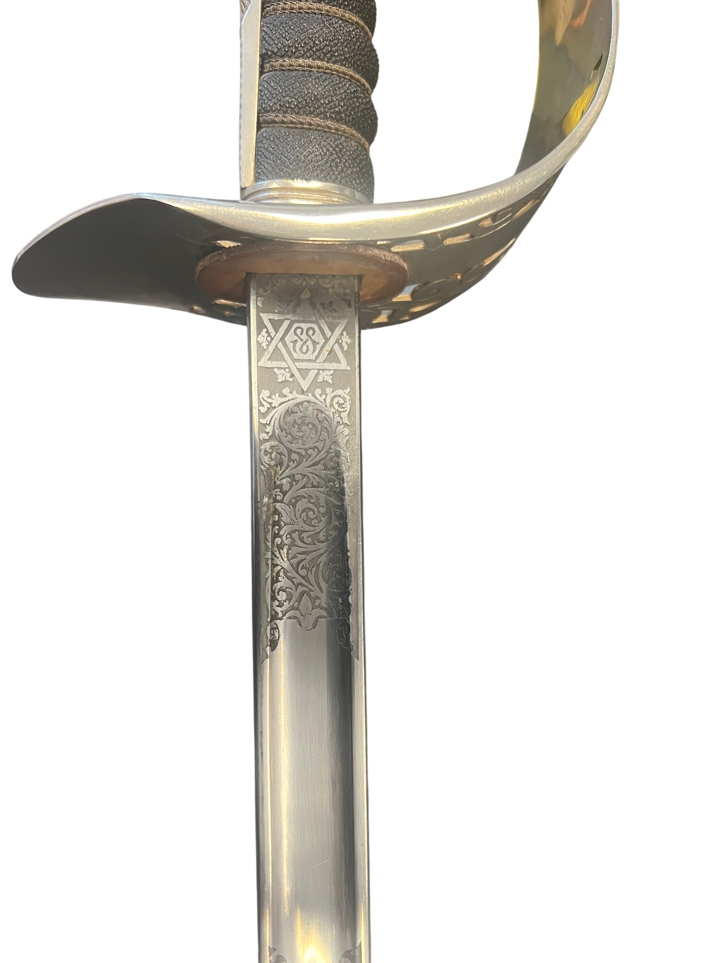 1965 Wilkinson British 1897 Pattern Infantry Officer's Sword – RAOC Etched, Complete w/ Scabbard & Knot