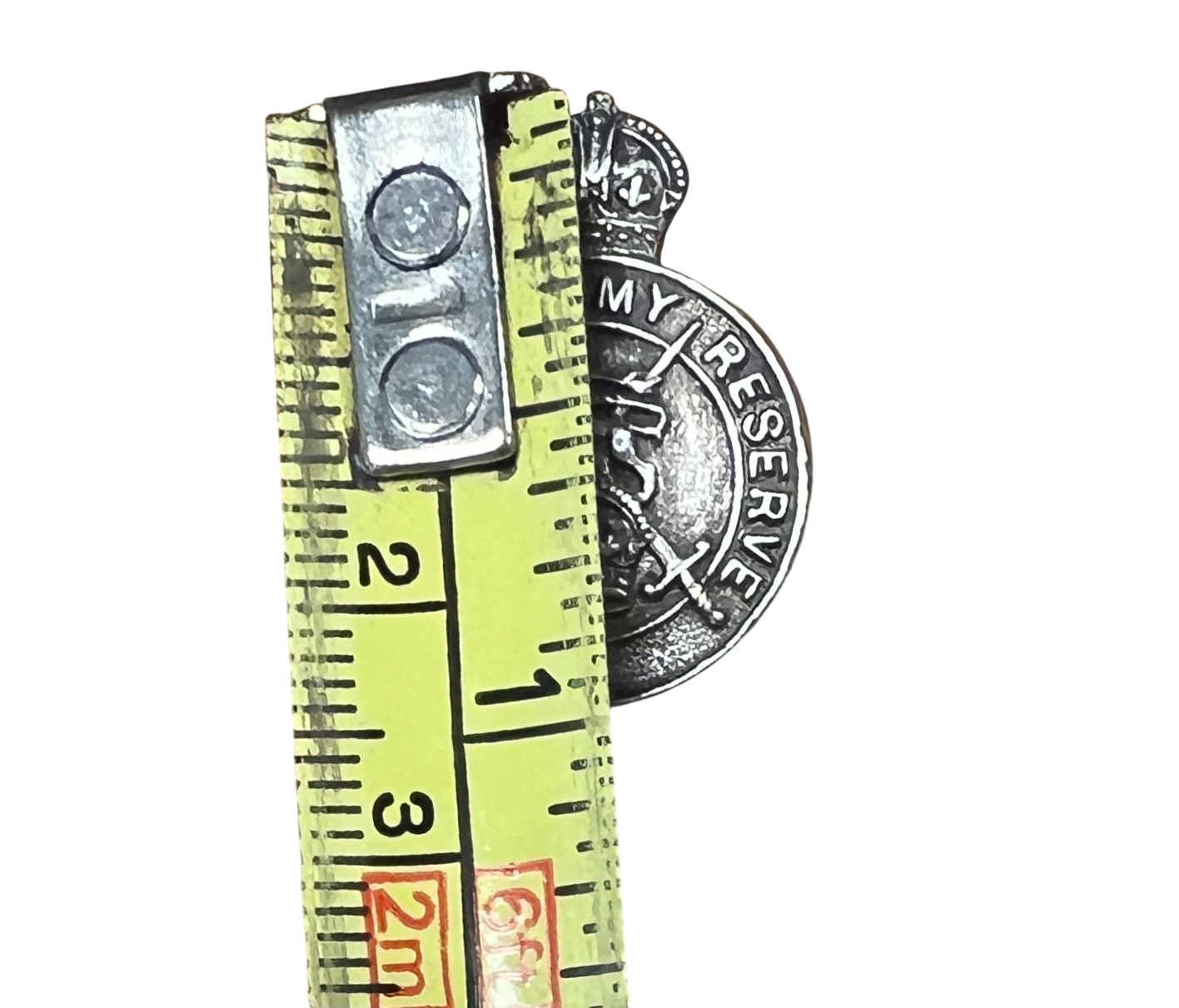 WW2 Sterling Silver Royal Army Reserve Lapel Badge - 1938 - Fully Hallmarked