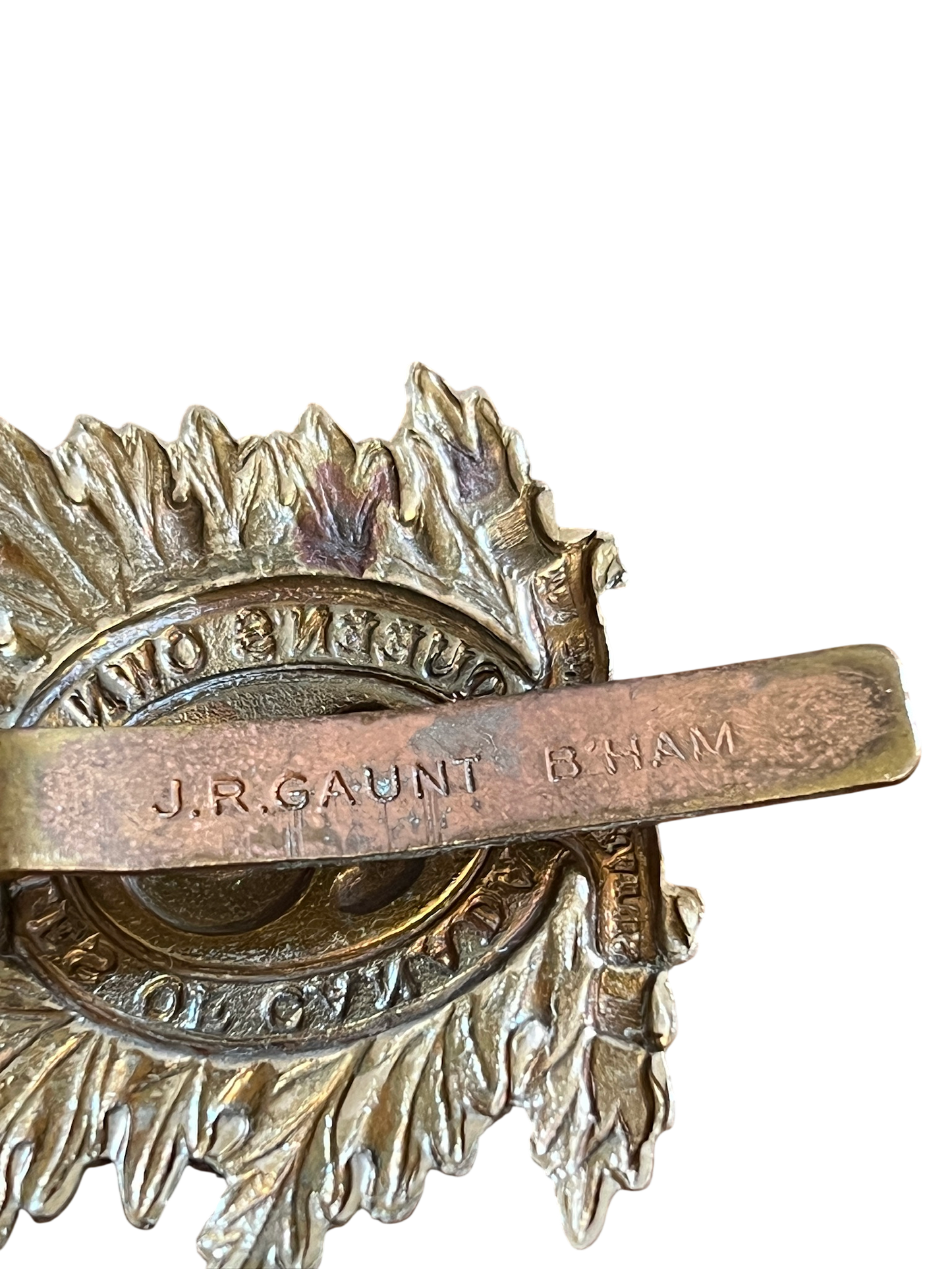 Queen’s Own Rifles of Canada Cap Badge – Post-1953 Queen's Crown Pattern – J.R. Gaunt B’Ham