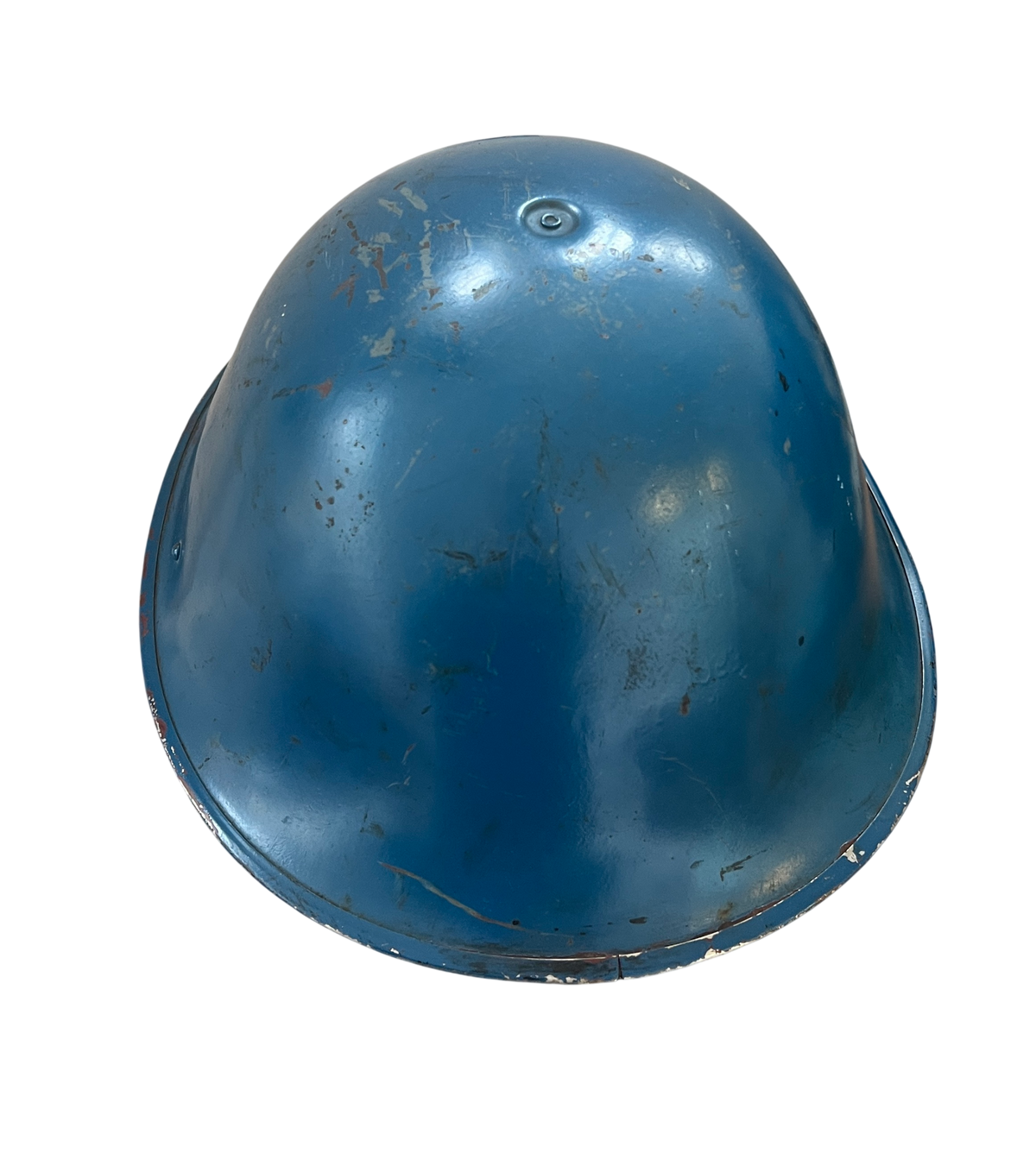 Vintage WWII British Mk III "Turtle" Steel Helmet – Post-War Police / Civil Defence Reissue