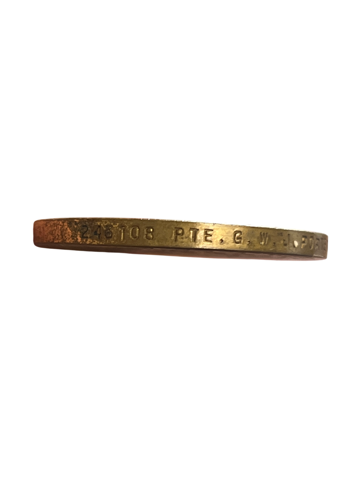 WW1 British Victory Medal to 243108 Pte G. W. J. Porter East Kent Regiment