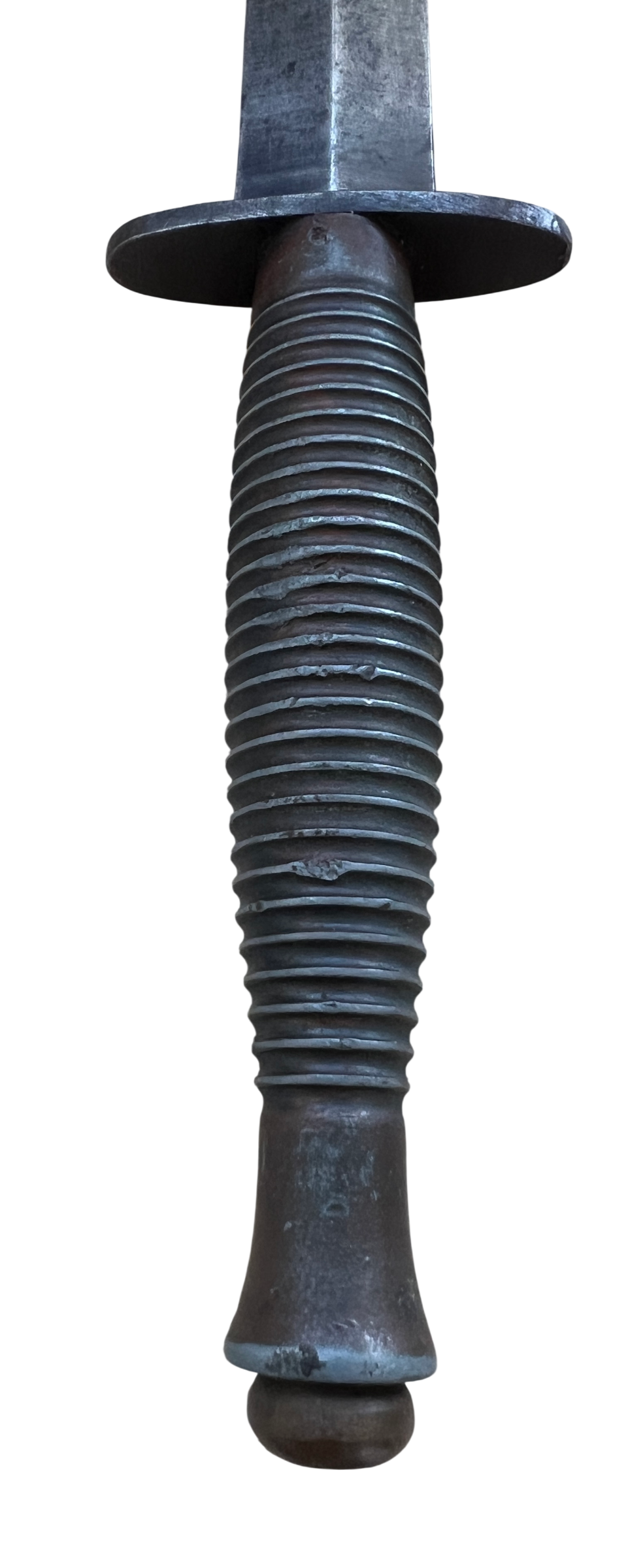 WWII British 3rd Pattern Fairbairn-Sykes Fighting Knife – Matching Double "2" Die-Cast Grip Mold Marks