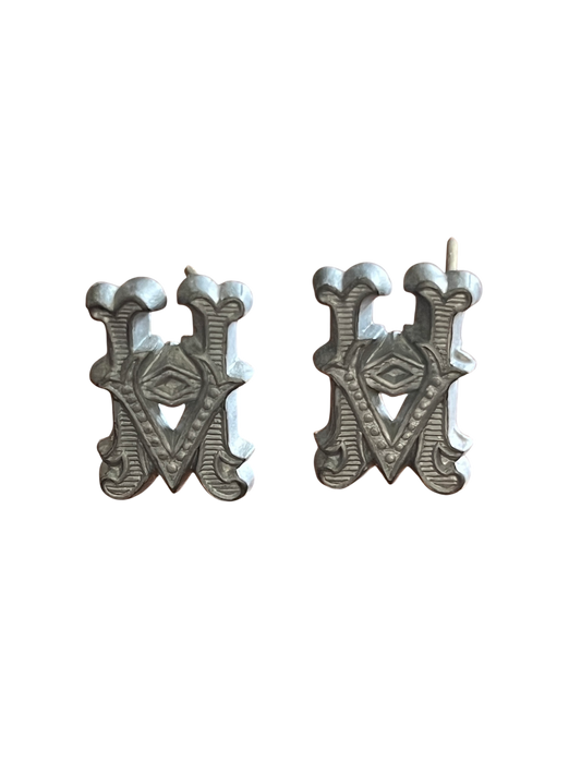 WWII German Army Administration (Heeresverwaltung) Shoulder Board Ciphers – Matched Pair