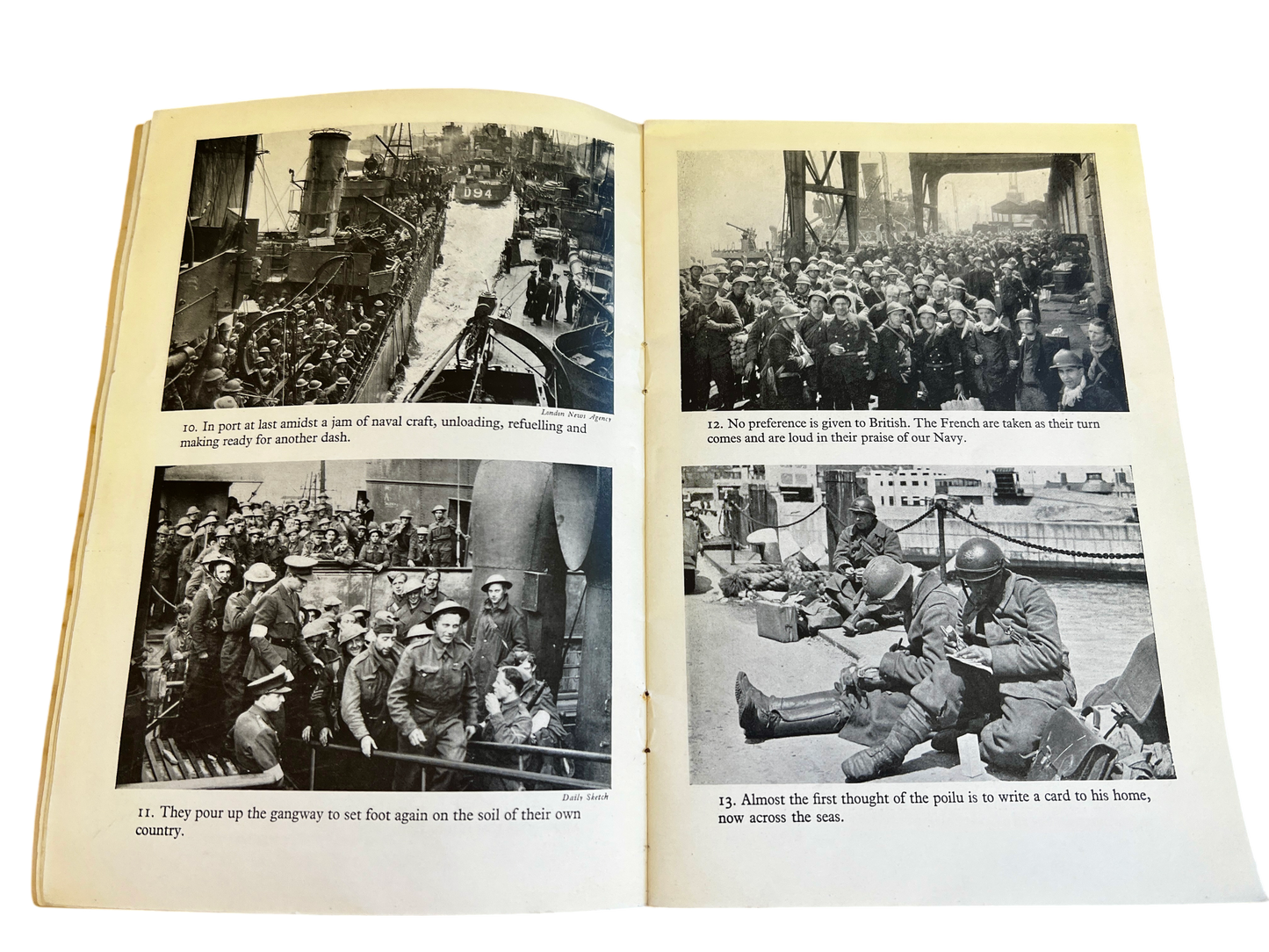 Rare 1st Edition "Home From Dunkirk": A Photographic Record In Aid Of The British Red Cross - 1940