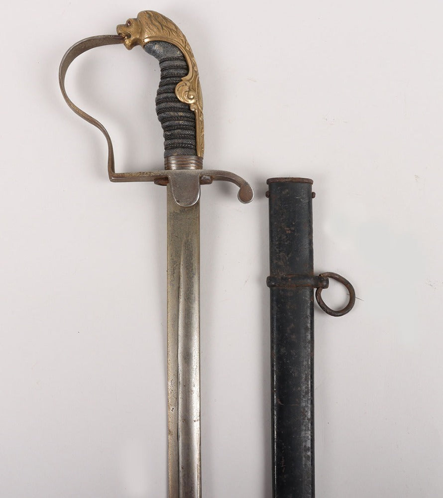 WW1 Imperial German Officers Lion Head Sword
