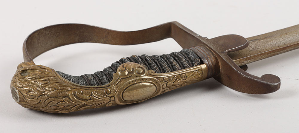 WW1 Imperial German Officers Lion Head Sword