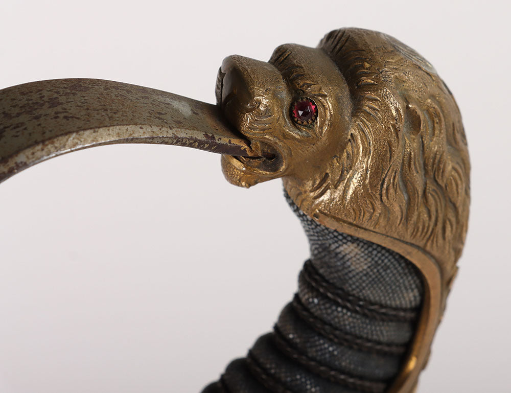 WW1 Imperial German Officers Lion Head Sword
