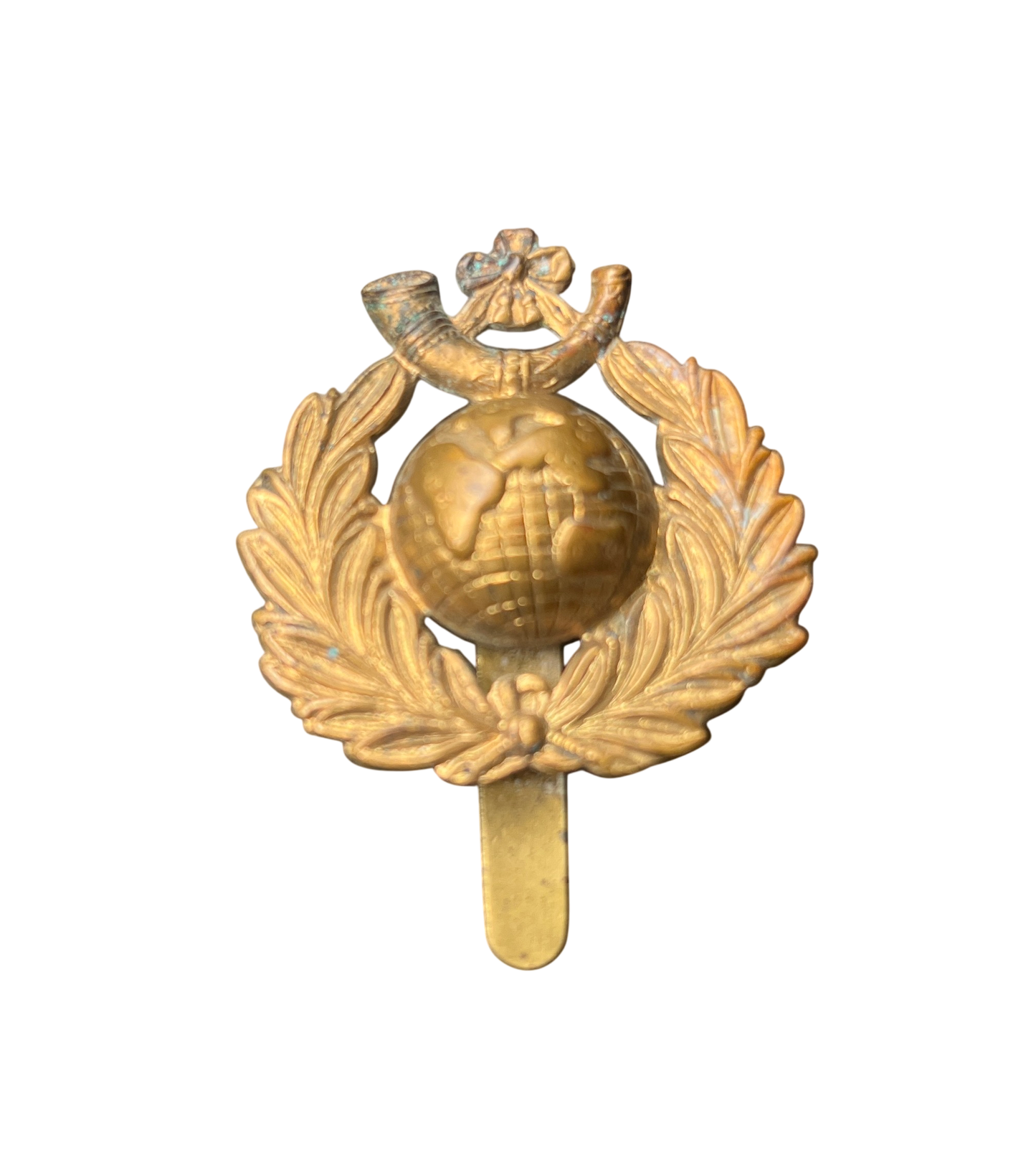 WWI Royal Marine Light Infantry (RMLI) OR's Brass Cap Badge