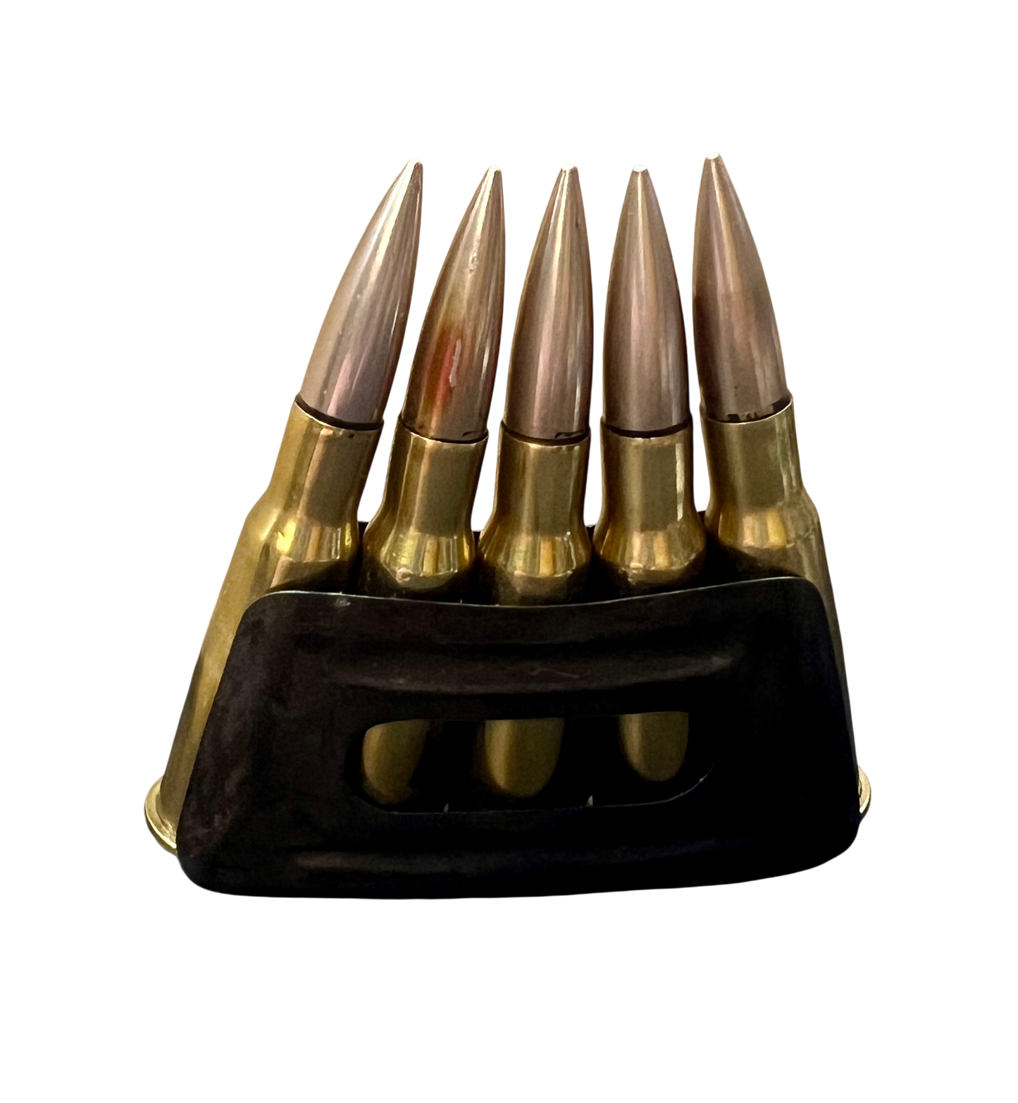 5 x Inert French 8x50R Lebel Rounds in En-bloc Clip for Modele 1890 Berthier Cavalry Carbine