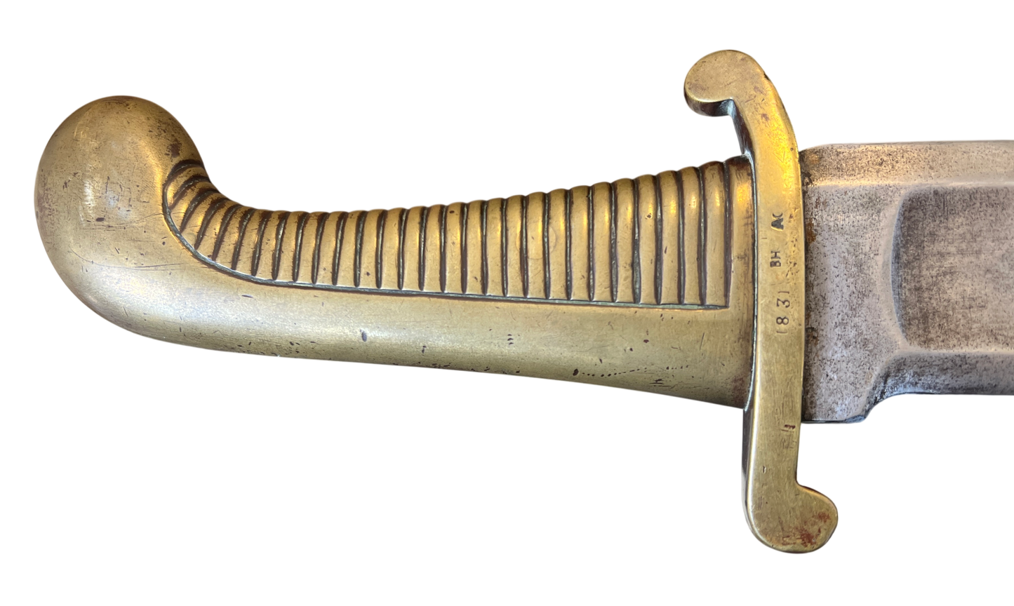 Rare Imperial Russian Model 1827 Pioneer/Artillery Short Sword (Tesak) – Dated 1831 w/ Matching Scabbard