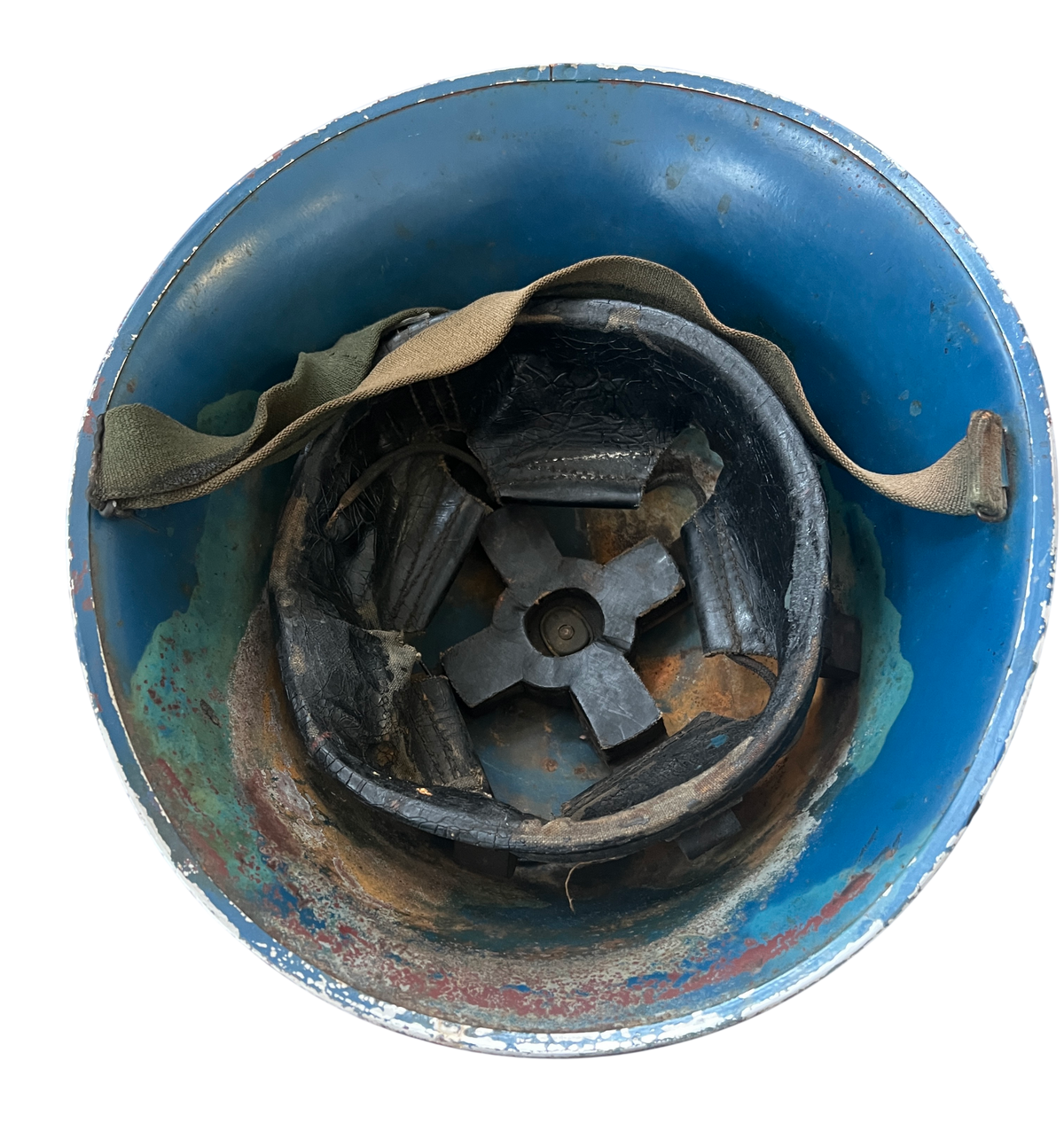 Vintage WWII British Mk III "Turtle" Steel Helmet – Post-War Police / Civil Defence Reissue