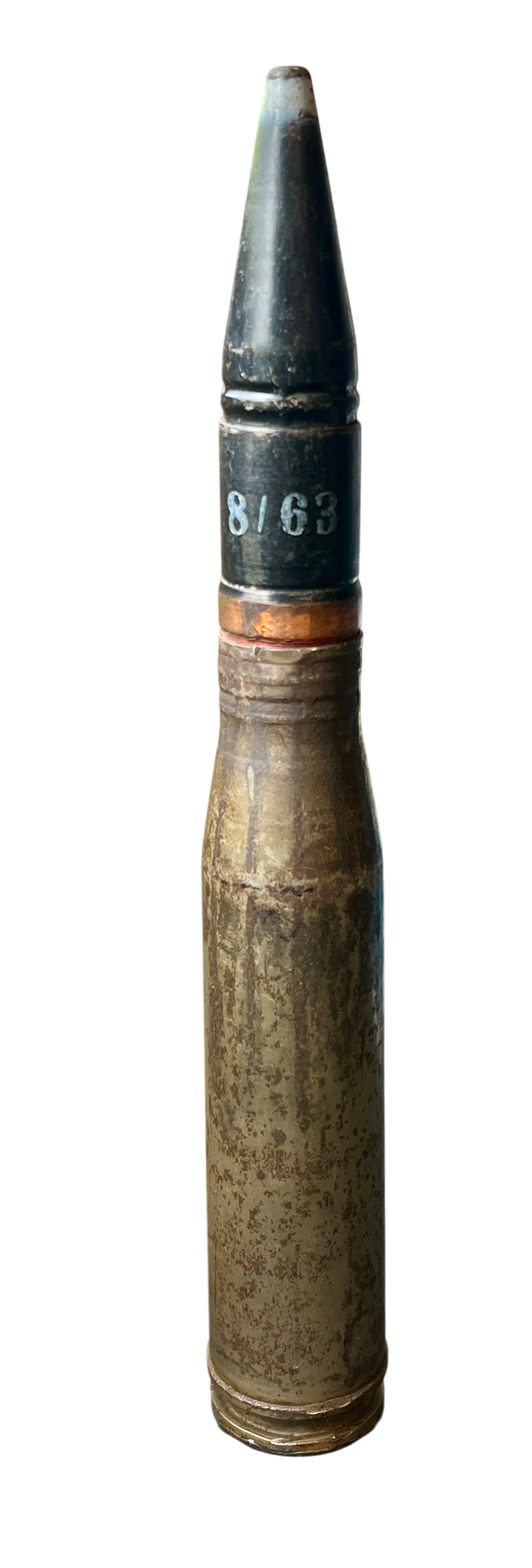 Inert Russian 23 x 115mm BZ (БЗ), BZ119, Armour-Piercing-Projectile
