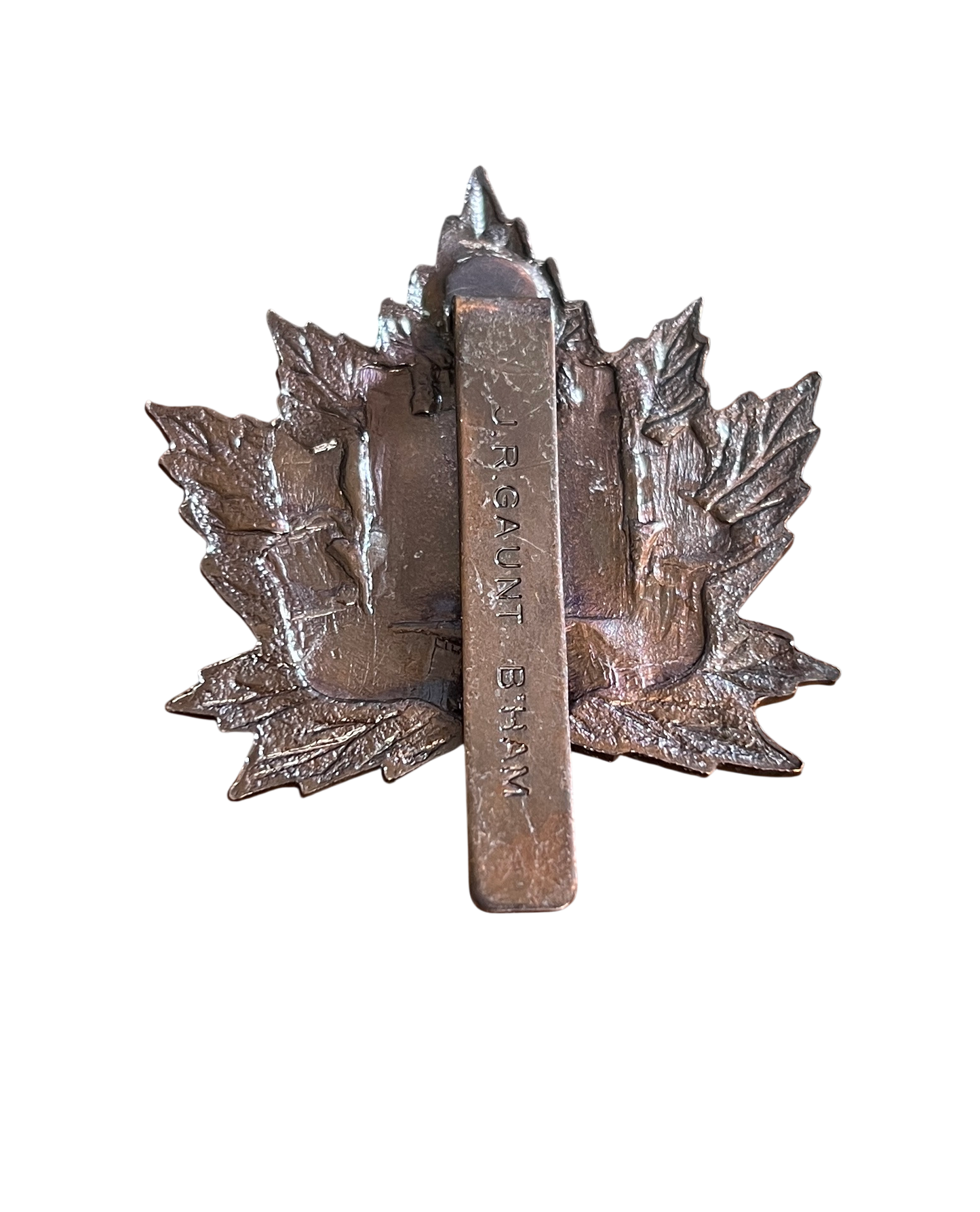 WW1/WW2 Canadian Fort Garry Horse Bi-Metal Cap Badge – J.R. Gaunt B’Ham