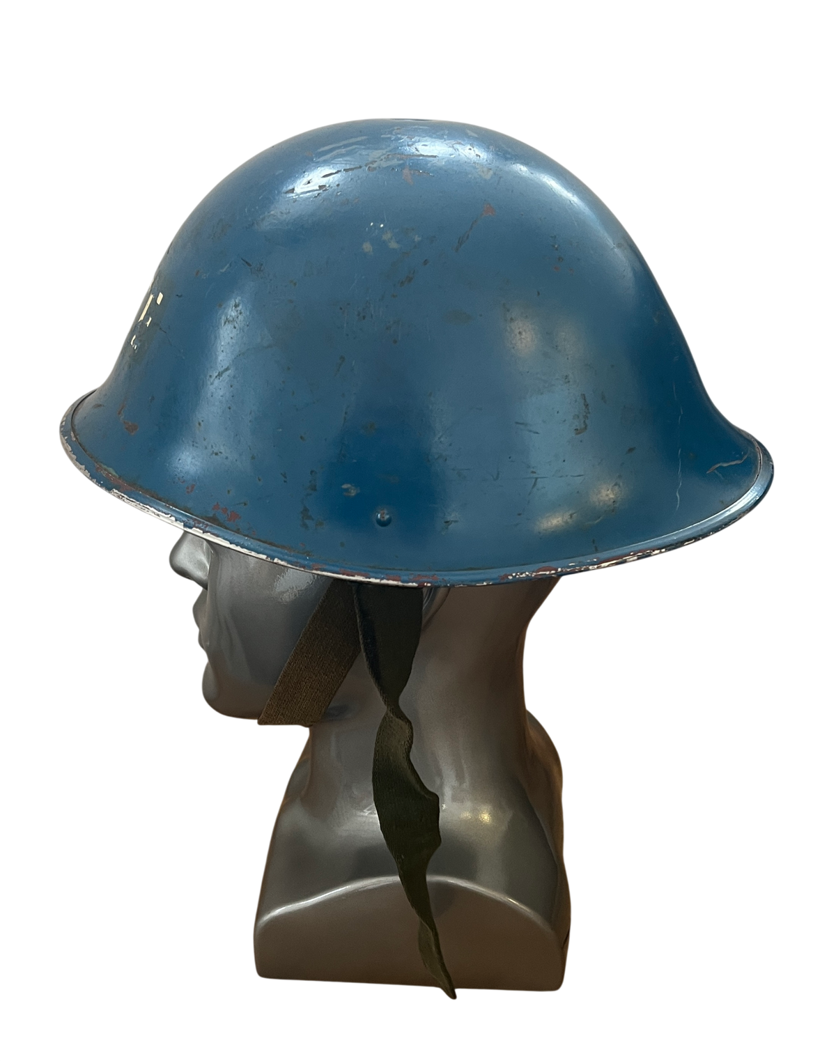 Vintage WWII British Mk III "Turtle" Steel Helmet – Post-War Police / Civil Defence Reissue