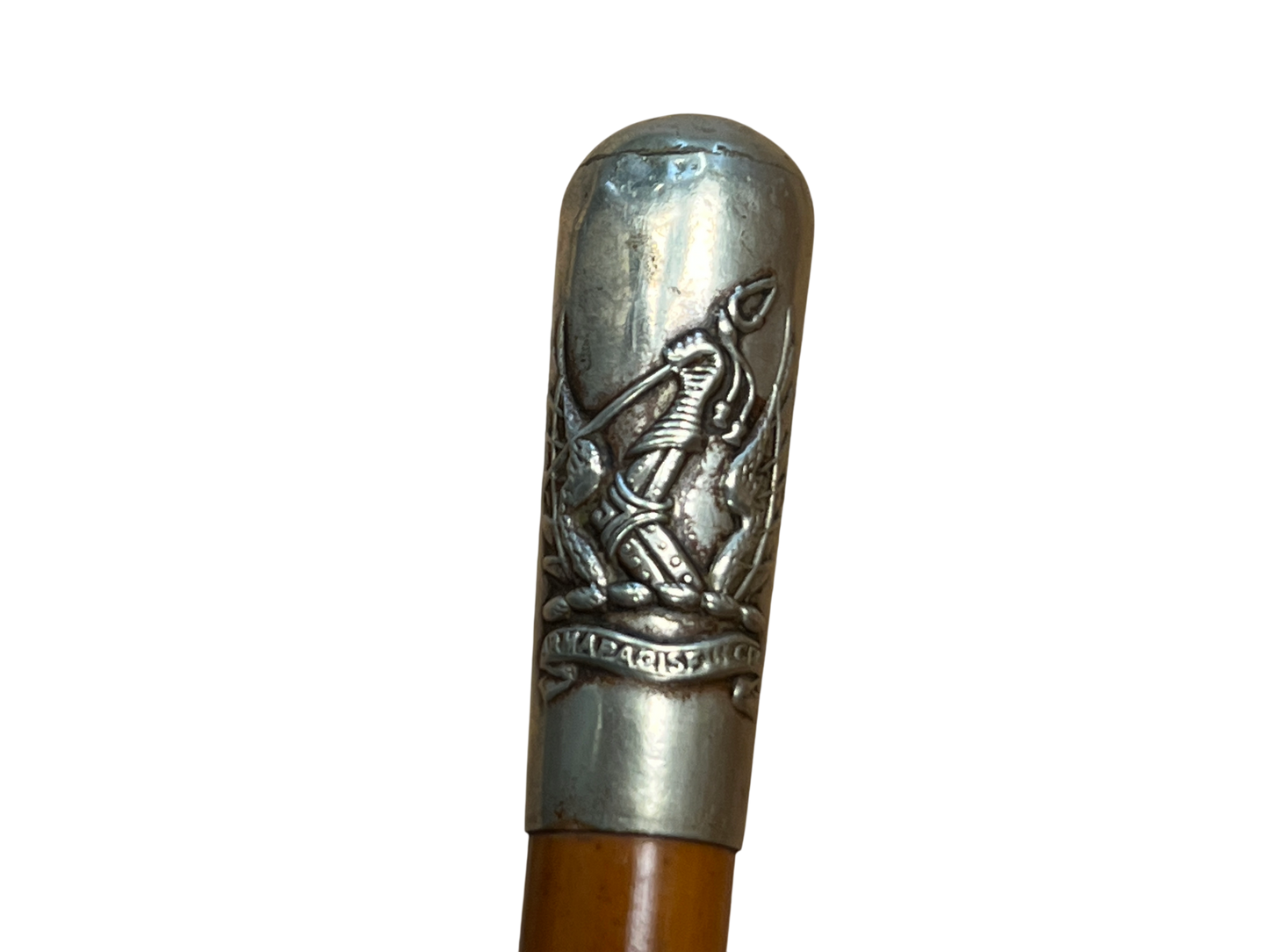 Antique Honourable Artillery Company (HAC) Swagger Stick - Dual-Sided Pommel