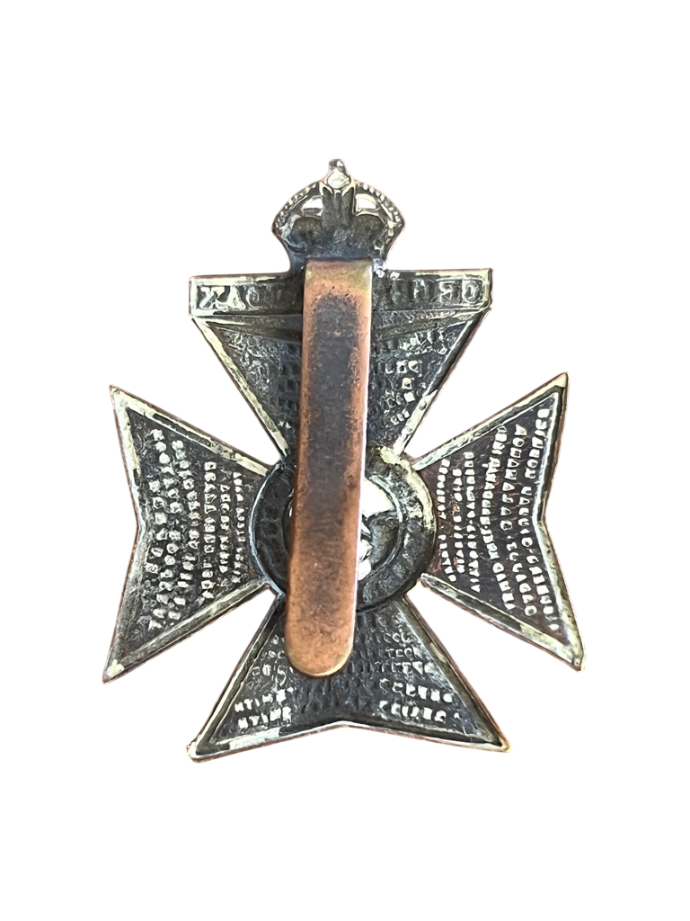 WW1 / WW2 British Army King's Royal Rifle Corps (KRRC) Cap Badge
