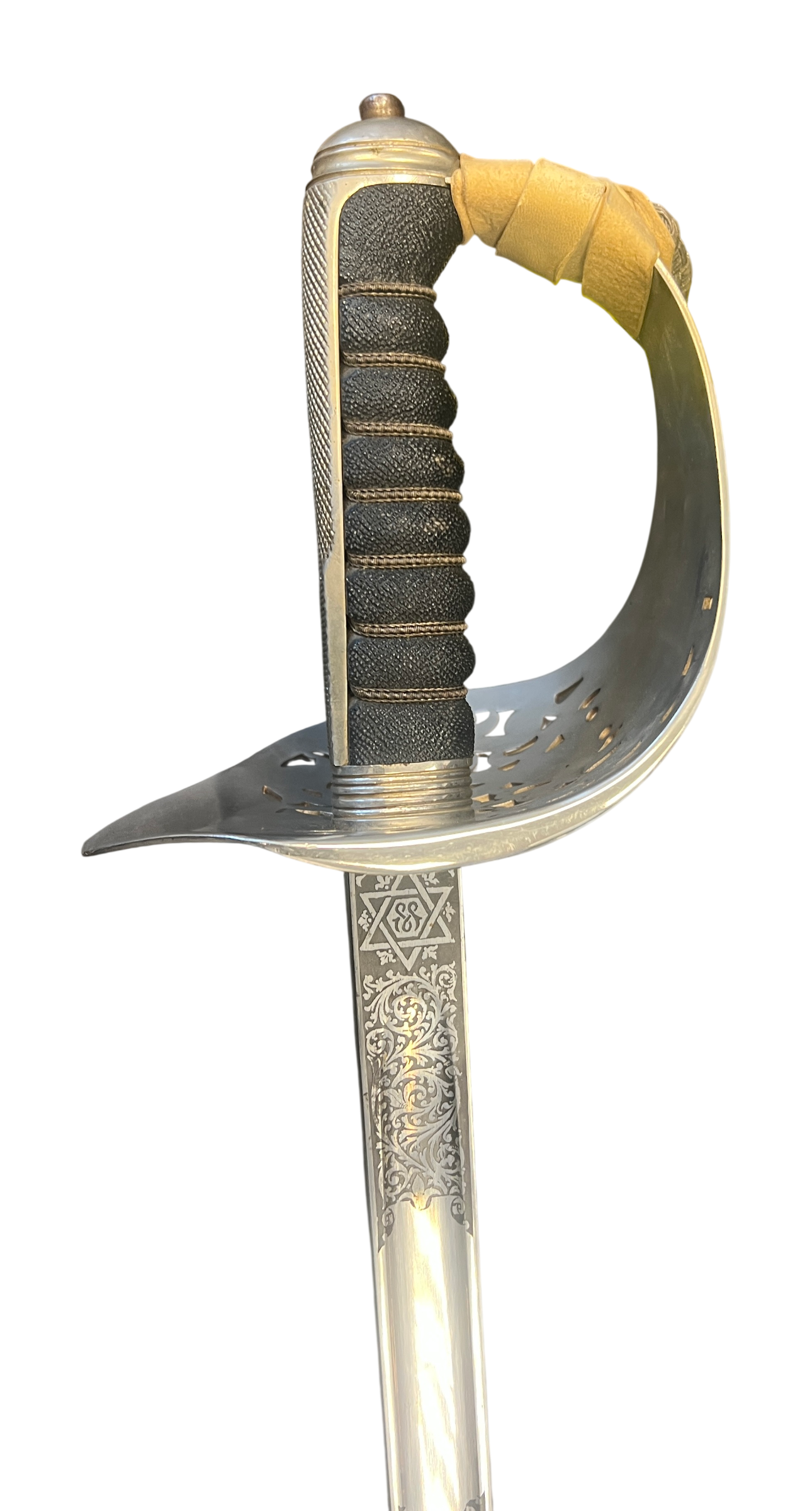1965 Wilkinson British 1897 Pattern Infantry Officer's Sword – RAOC Etched, Complete w/ Scabbard & Knot
