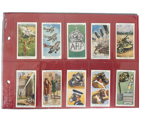 WD & HO Wills Air Raid Precaution Cigarette Cards - 1938