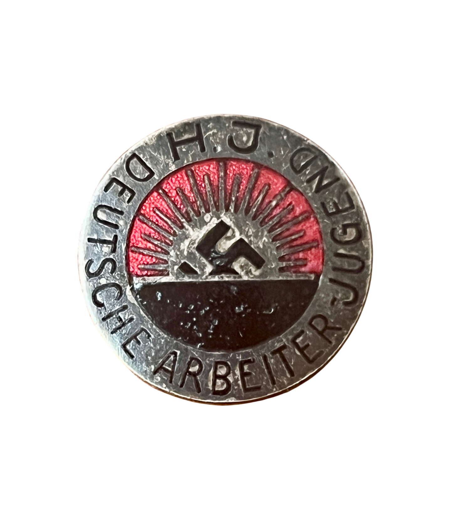 Original Pre WWII German First Pattern Hitler Youth Membership Badge (Hitlerjugend Mitgliedsabzeichen)