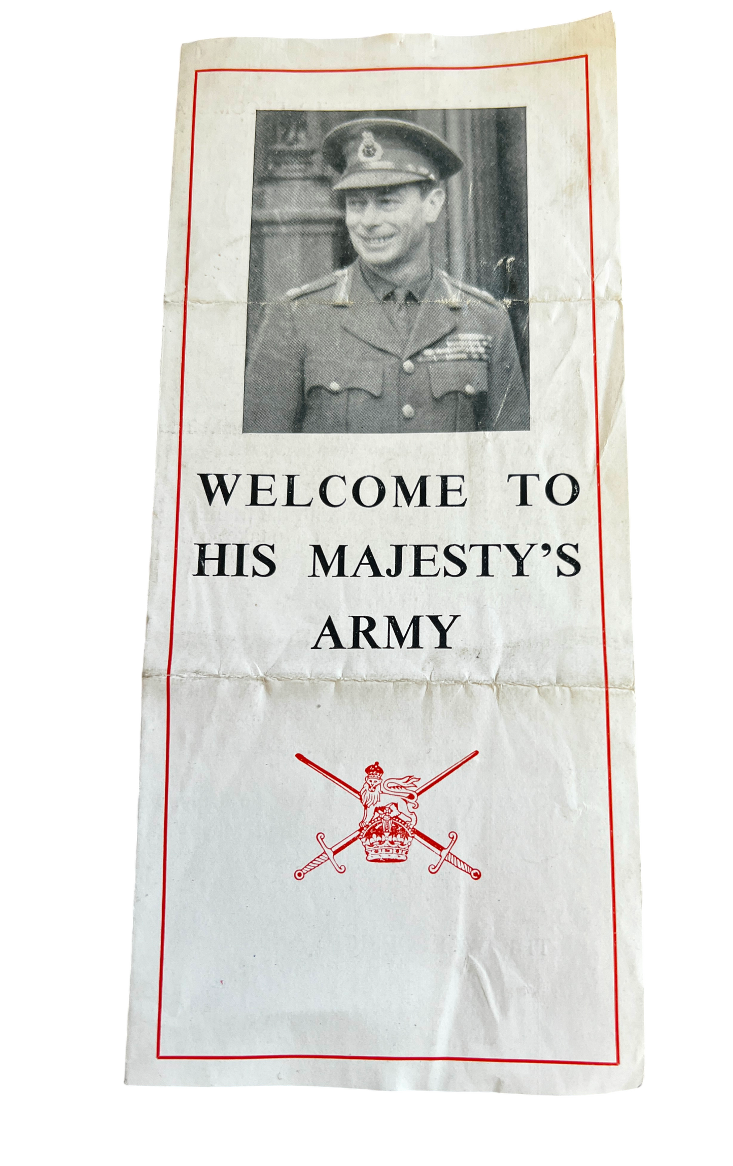 World War II-era Welcome Pamphlet Issued to New Recruit