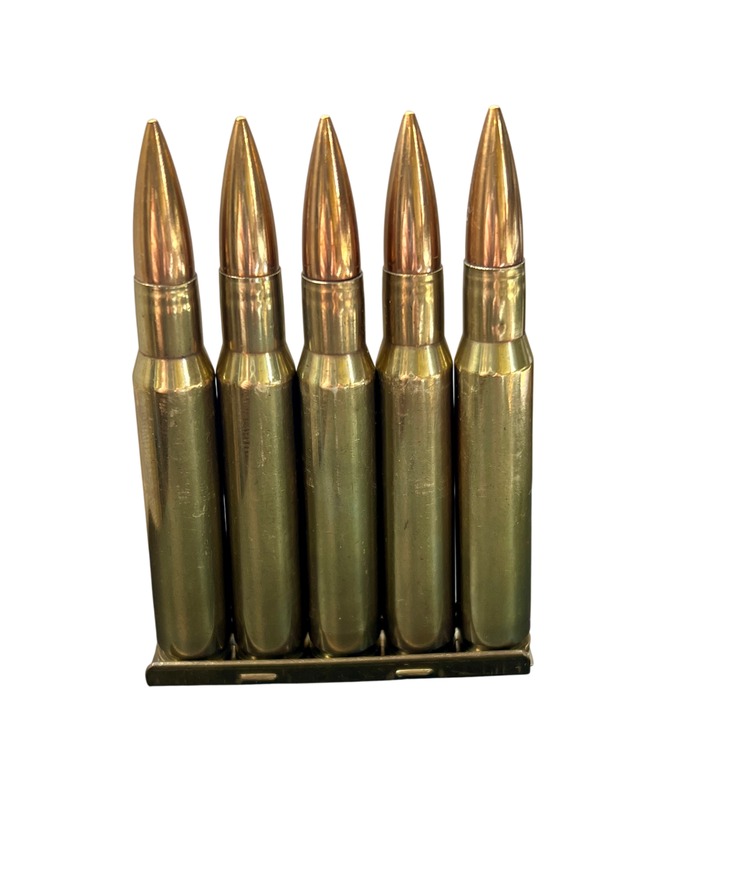 5 x Original WW2 Inert French 7.5x54mm Rounds on Clip for the MAS 36 Rifle.