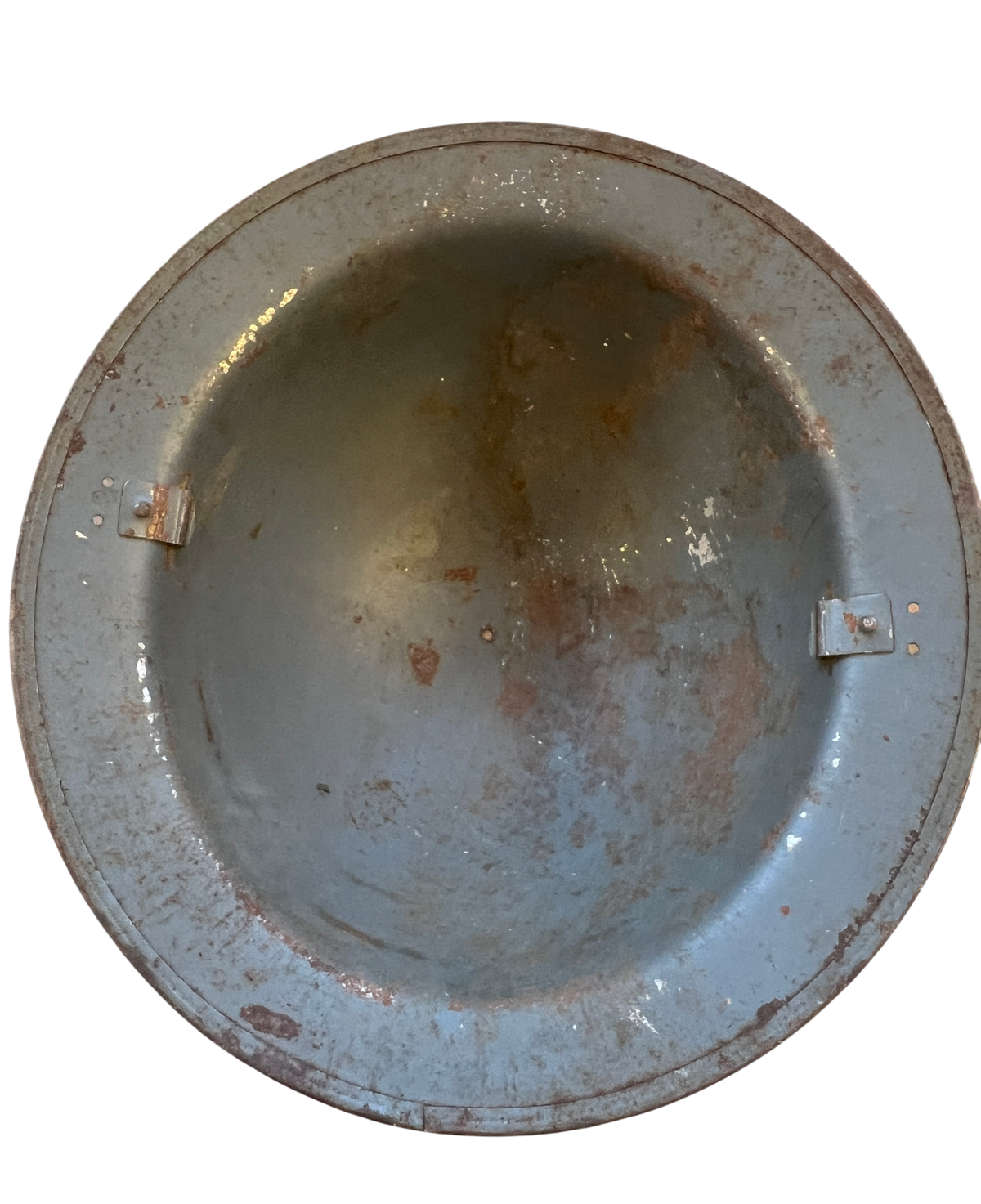 Original WWII British Mk II No. 2B Home Front Steel Helmet Shell