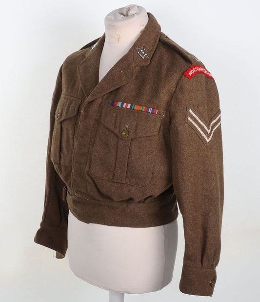 British 1949 Pattern Northamptonshire Yeomanry Battle Dress Blouse