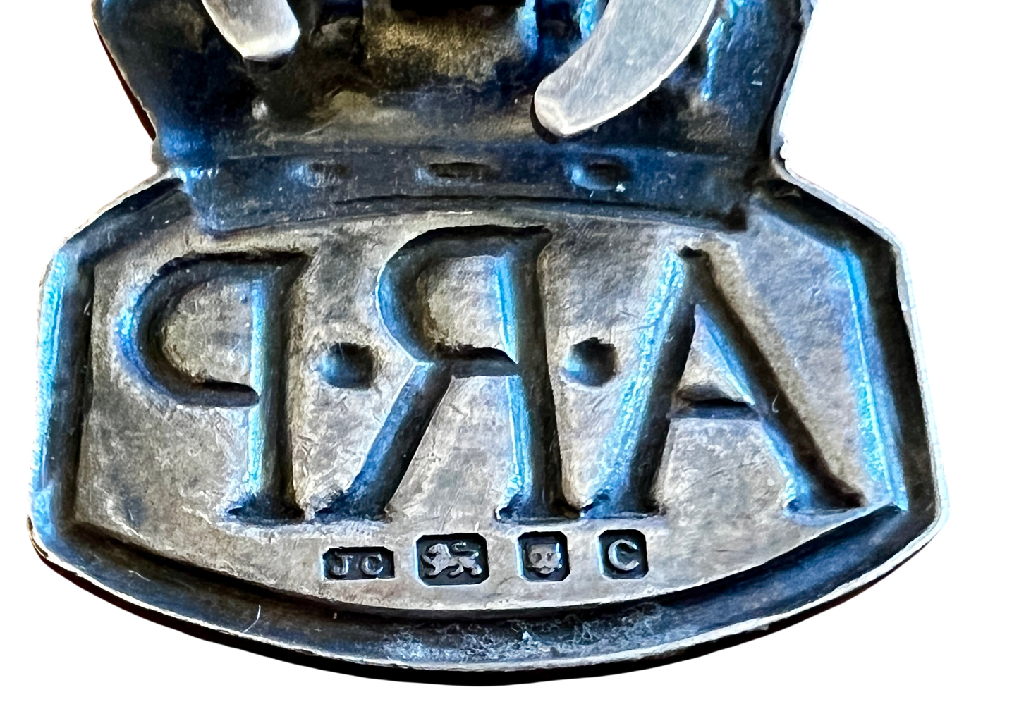 WW2 Silver ARP (Air Raid Precautions) Badge with Original Box