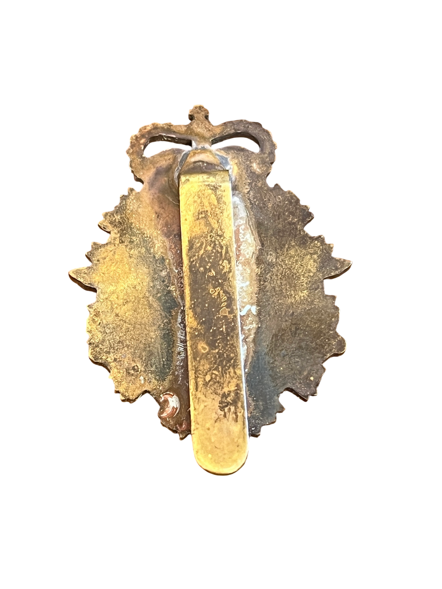 Vintage Canadian Armed Forces Tri-Service Cap Badge - Queen’s Crown (QEII)