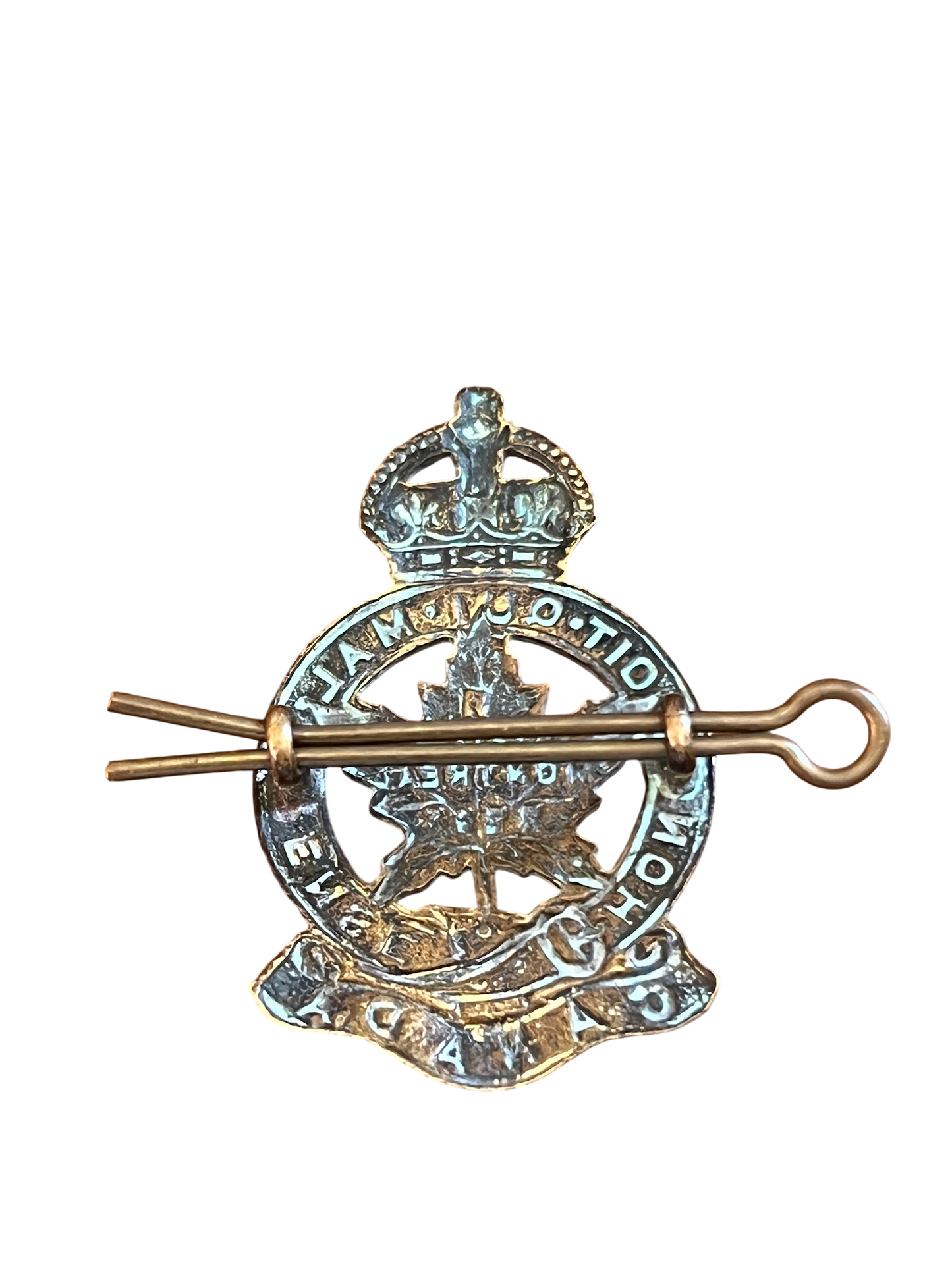 Original WWI/WWII Canadian Royal Montreal Regiment OR's Cap Badge
