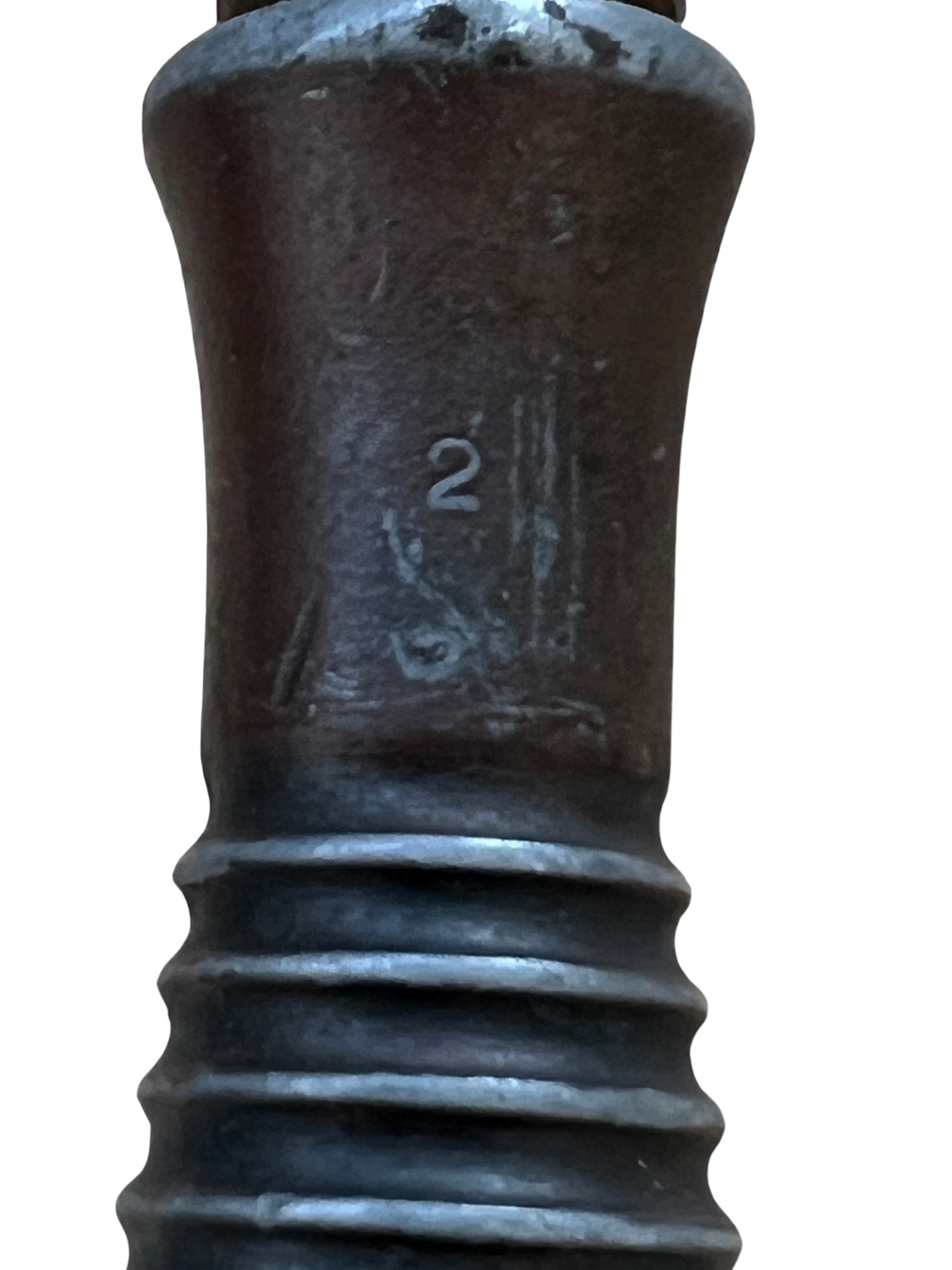 WWII British 3rd Pattern Fairbairn-Sykes Fighting Knife – Matching Double "2" Die-Cast Grip Mold Marks