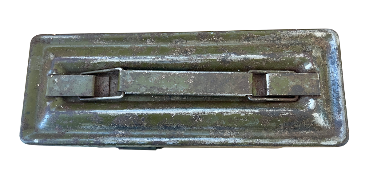 WWII US Army .30 Cal M1 Ammunition Box Manufactured by  CANCO (the American Can Company)