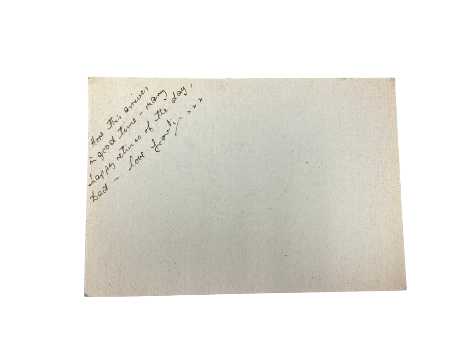 1944 Dated Christmas Card from 114 (Hong Kong) Squadron Royal Air Force