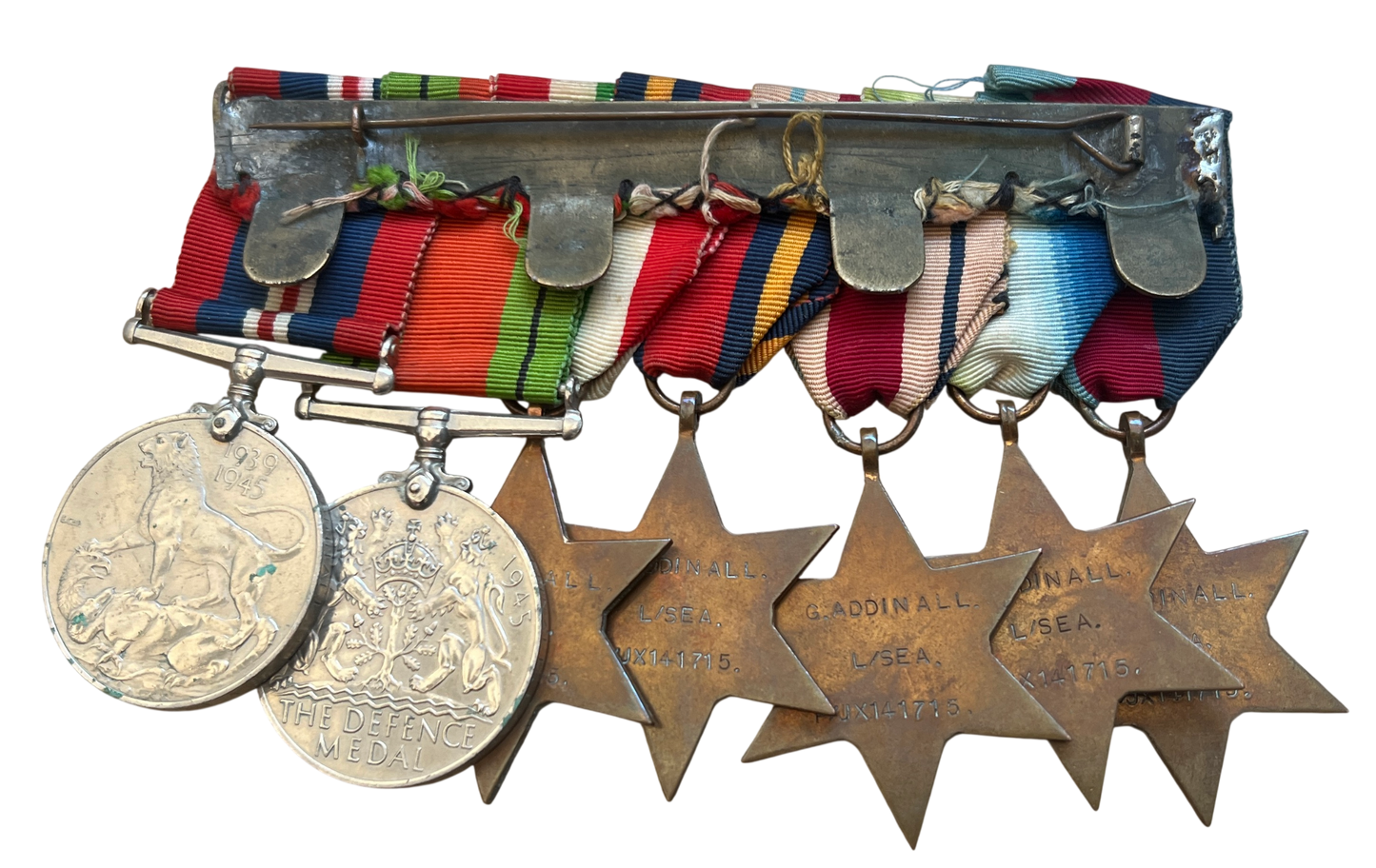 Unusual "Boots Named" WWII 7 Medal Group to P/JX 141715 Leading Seaman G. Addinall - Royal Navy