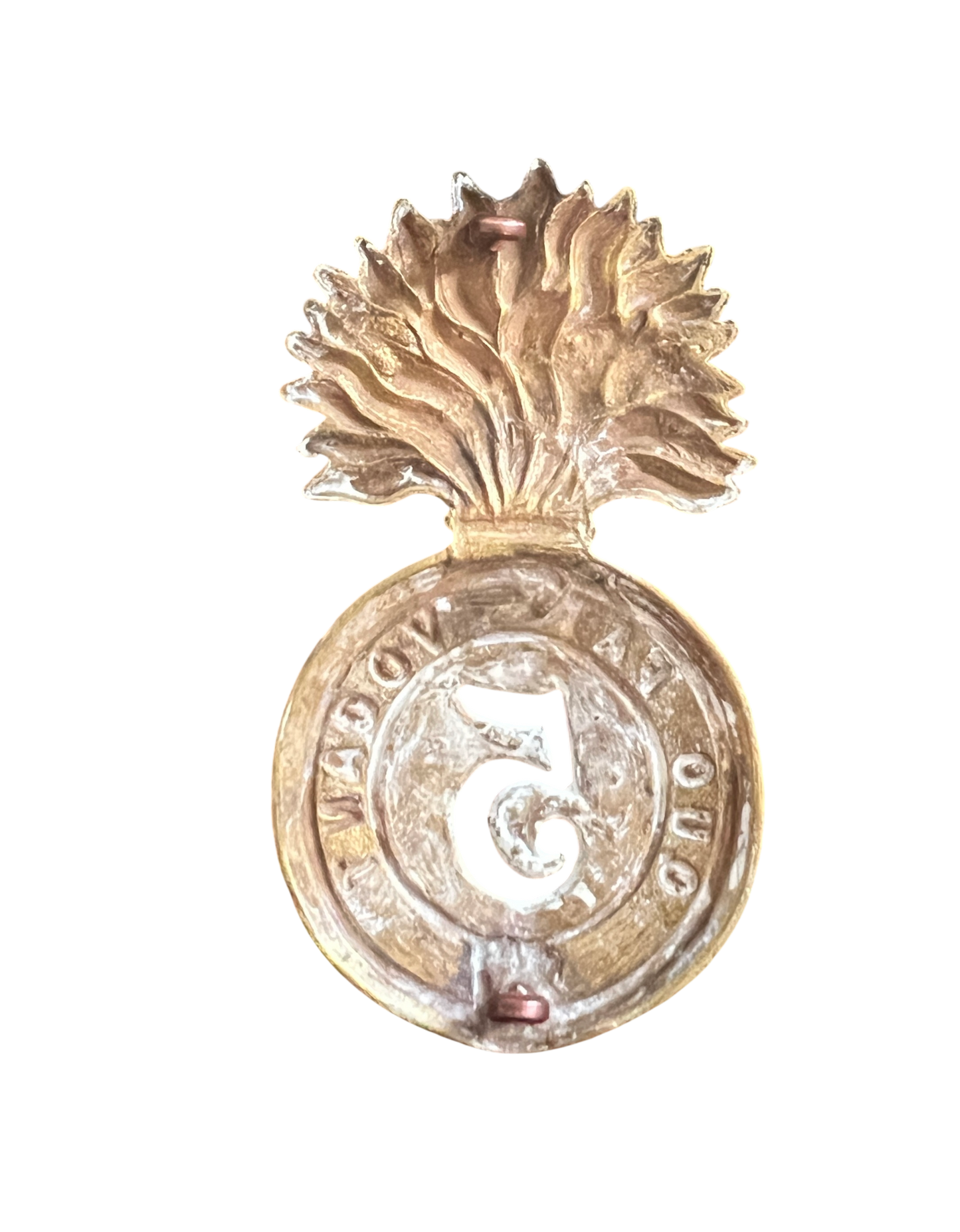 Victorian 5th Foot (Northumberland Fusiliers) Other Ranks Glengarry Badge, c.1874-1881