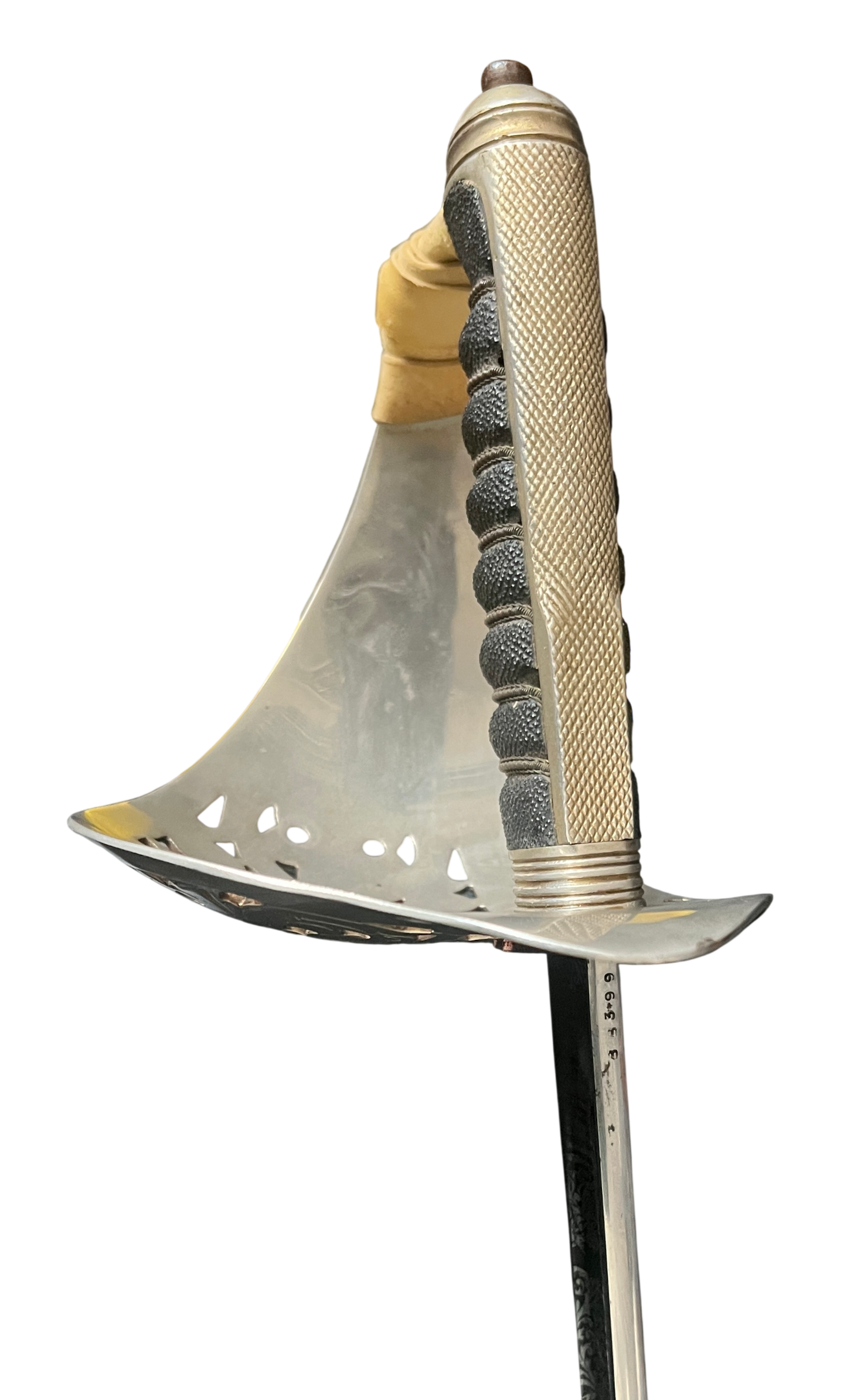 1965 Wilkinson British 1897 Pattern Infantry Officer's Sword – RAOC Etched, Complete w/ Scabbard & Knot