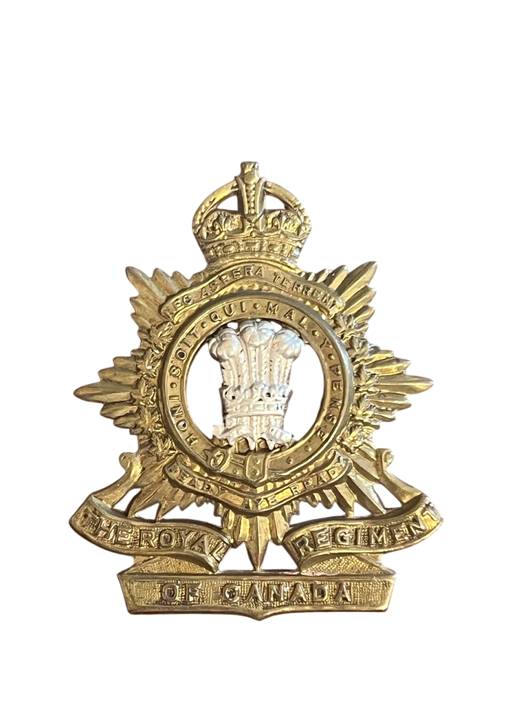 WWII The Royal Regiment of Canada OR's Cap Badge