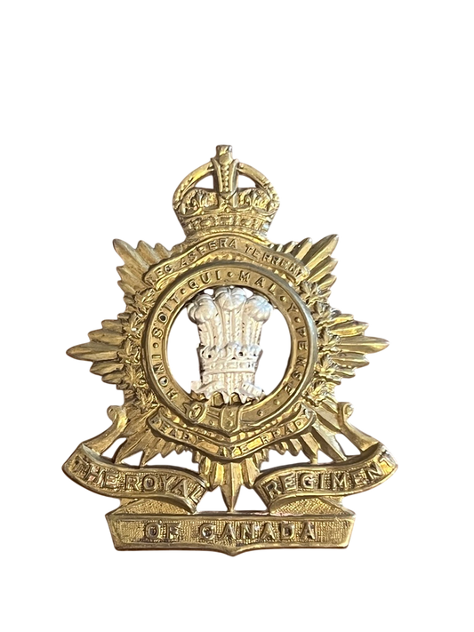 WWII The Royal Regiment of Canada OR's Cap Badge