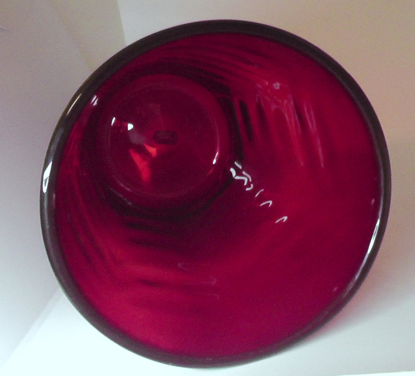 Whitefriars  Vase - #8473 - Ruby vase 25cm Tall