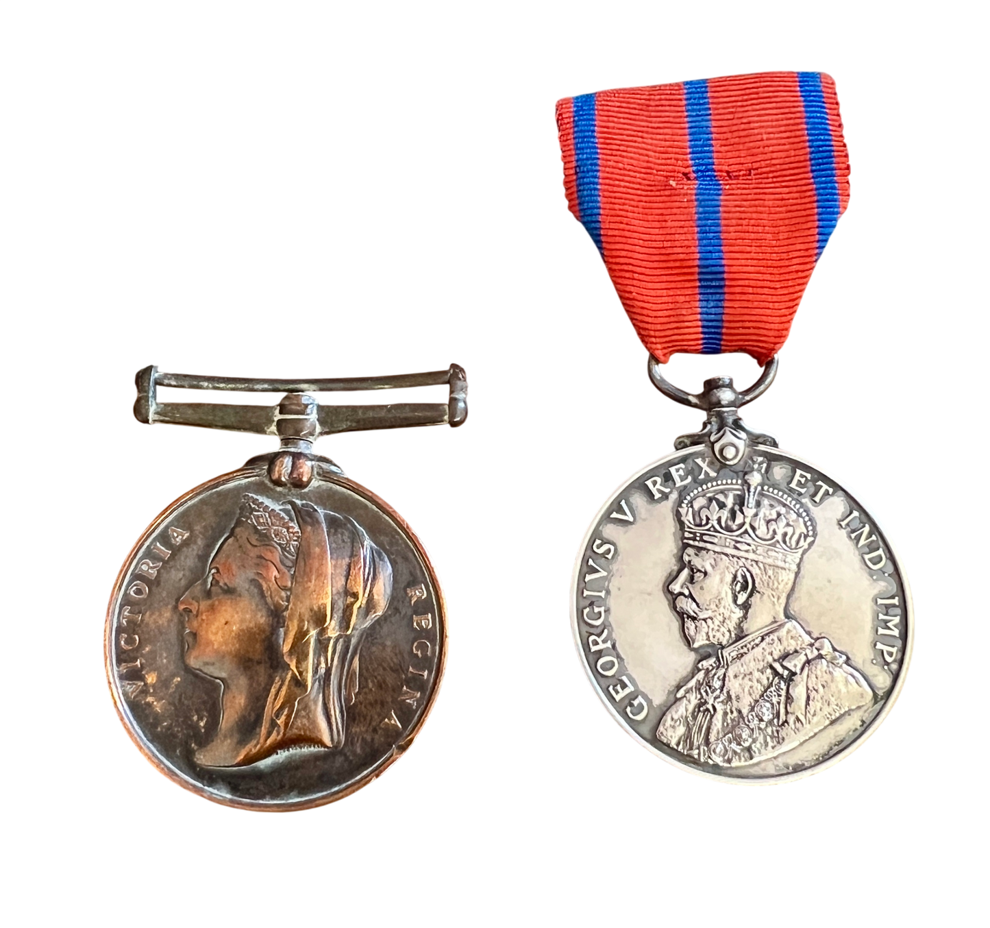 Metropolitan Police Victoria Jubilee Medal & George V Coronation Medal to PC A Dumpleton