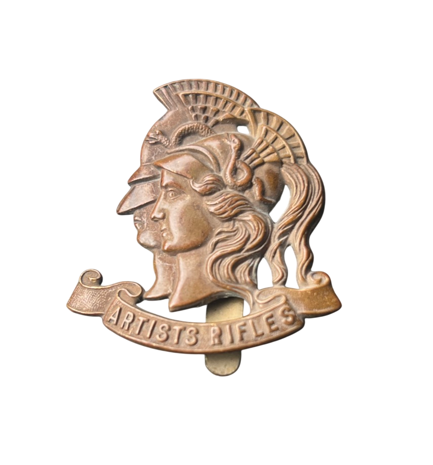 WWI 28th (County of London) Battalion, The London Regiment (Artists Rifles) Cap Badge