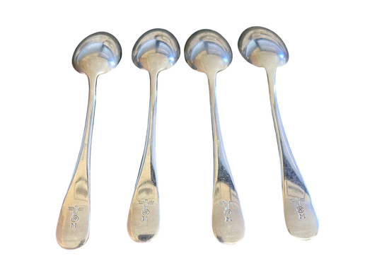 Matching Set of 4 WWII German Kriegsmarine Stainless Steel Teaspoons – J.A. Hutschenreuther (Rostfrei)