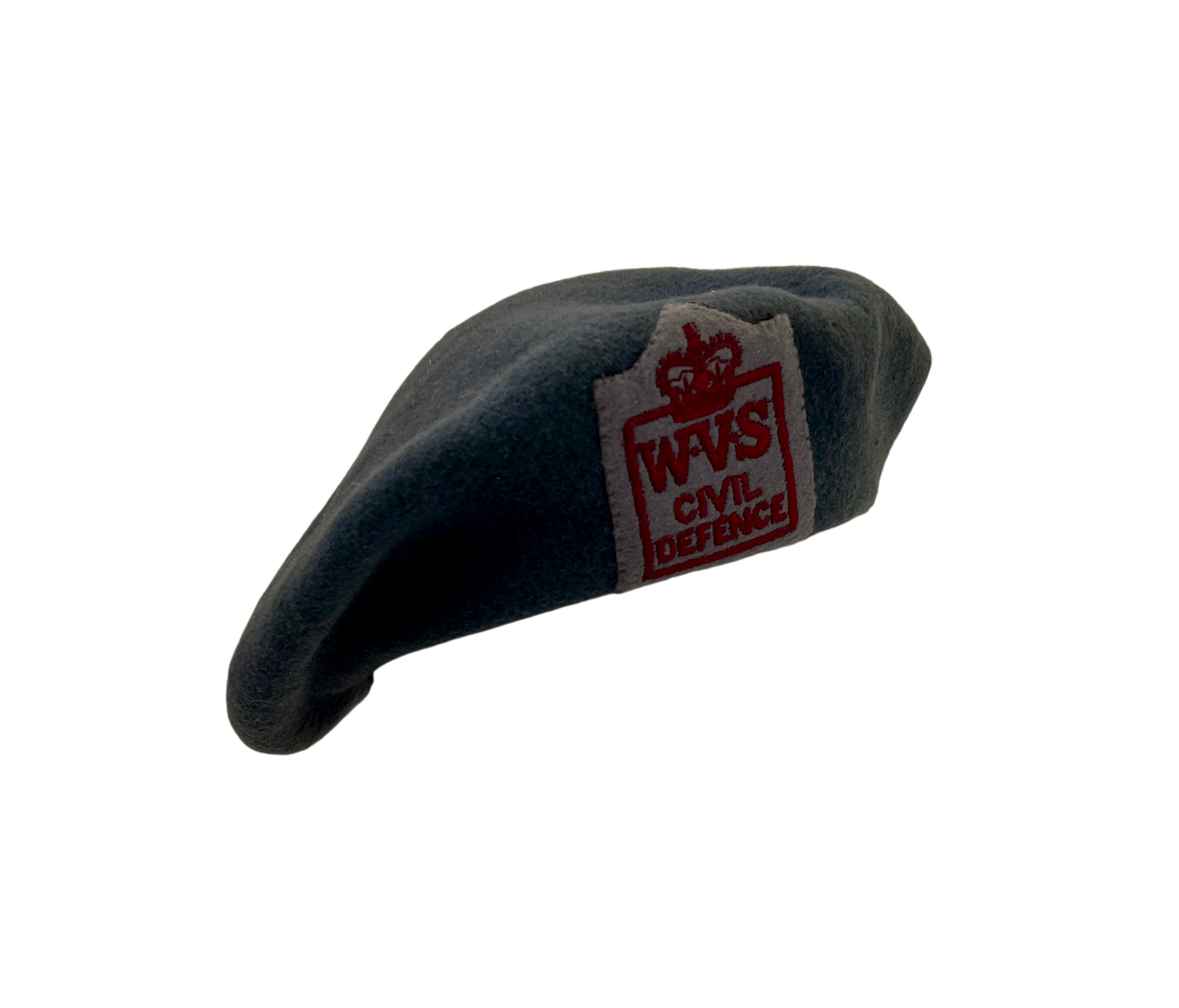 Vintage 1950's British Women’s Voluntary Services (WVS) Civil Defence Uniform Beret
