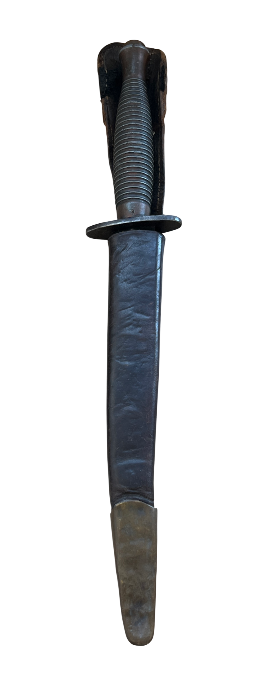 WWII British 3rd Pattern Fairbairn-Sykes Fighting Knife – Matching Double "2" Die-Cast Grip Mold Marks
