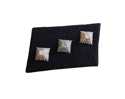 WWII German Waffen-SS Officer Collar Tab – SS-Untersturmführer (Second Lieutenant)