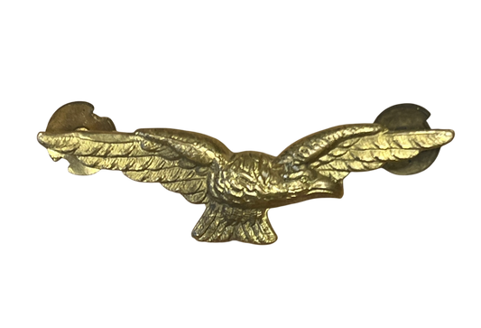 Genuine WW2 British RAF Pathfinder Eagle Badge - Ludlow of London Marked - Screwback