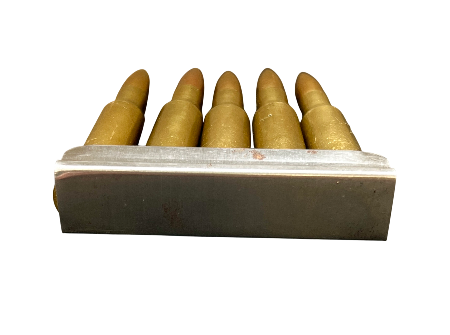 5 x Inert Russian 7.62x54R Rounds on Clip for the M91/30 & M1944