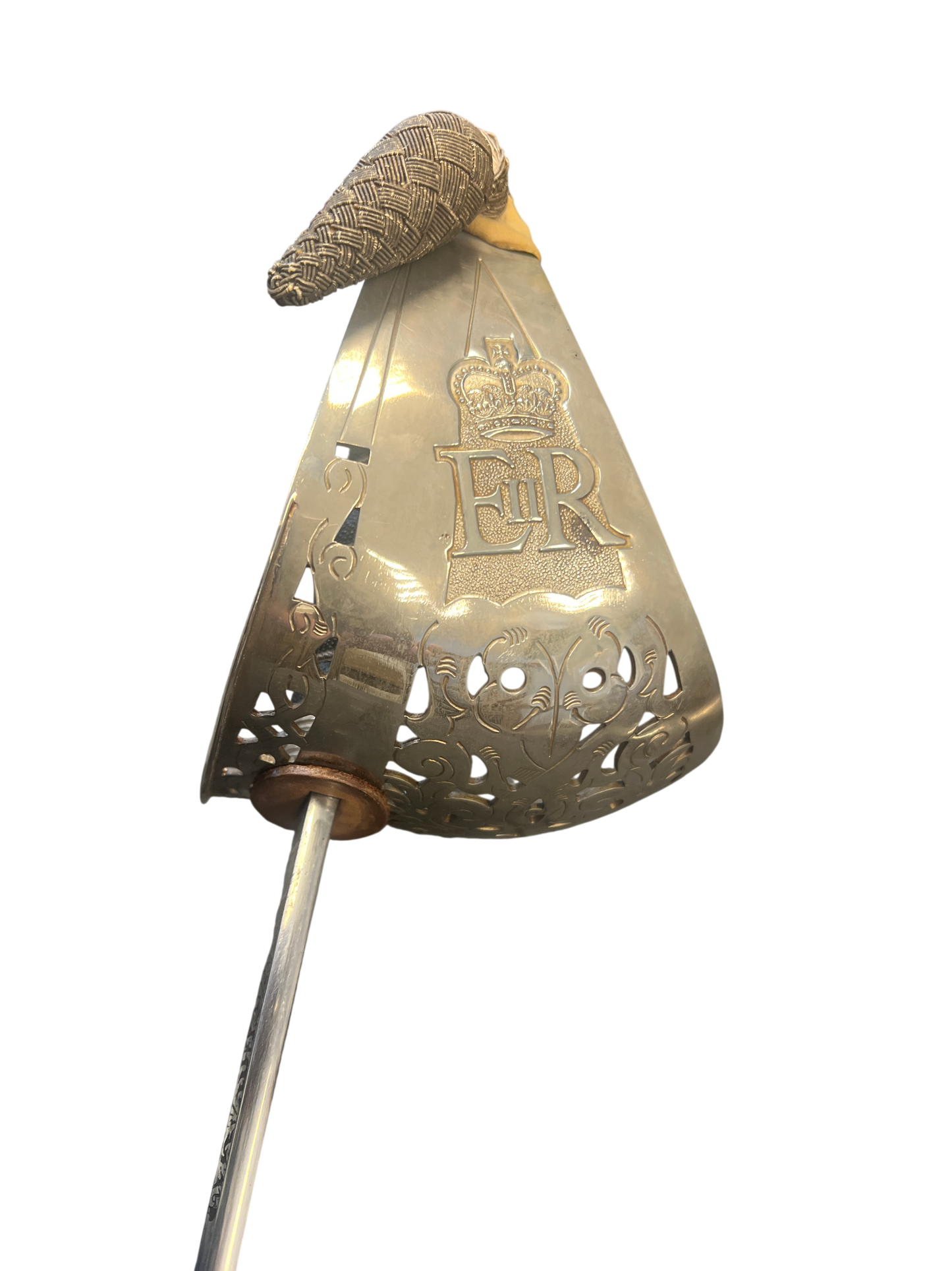 1965 Wilkinson British 1897 Pattern Infantry Officer's Sword – RAOC Etched, Complete w/ Scabbard & Knot