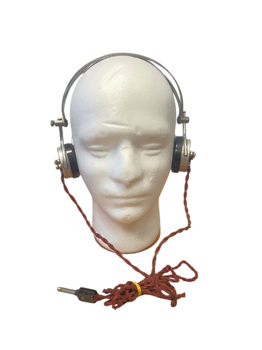 Vintage S.G. Brown Type F Headphones – 2000 Ohms Crystal Radio Wireless Headset
