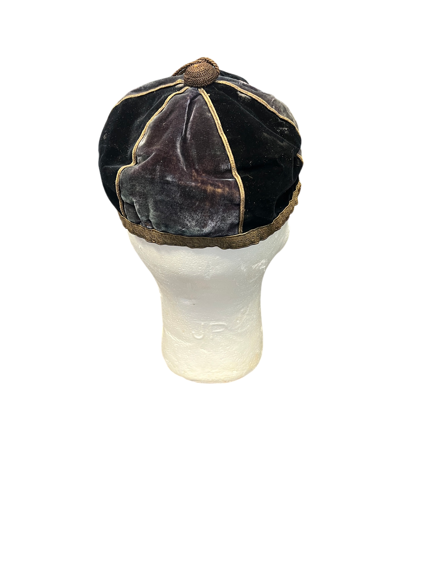 Vintage 1922 Royal Artillery Velvet Presentation Honour Cap – P. Reed Esq. – J.G. Plumb & Co.